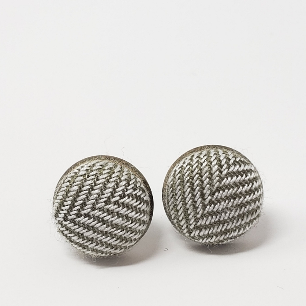 New Handmade | Upcycled Button Stud Earrings